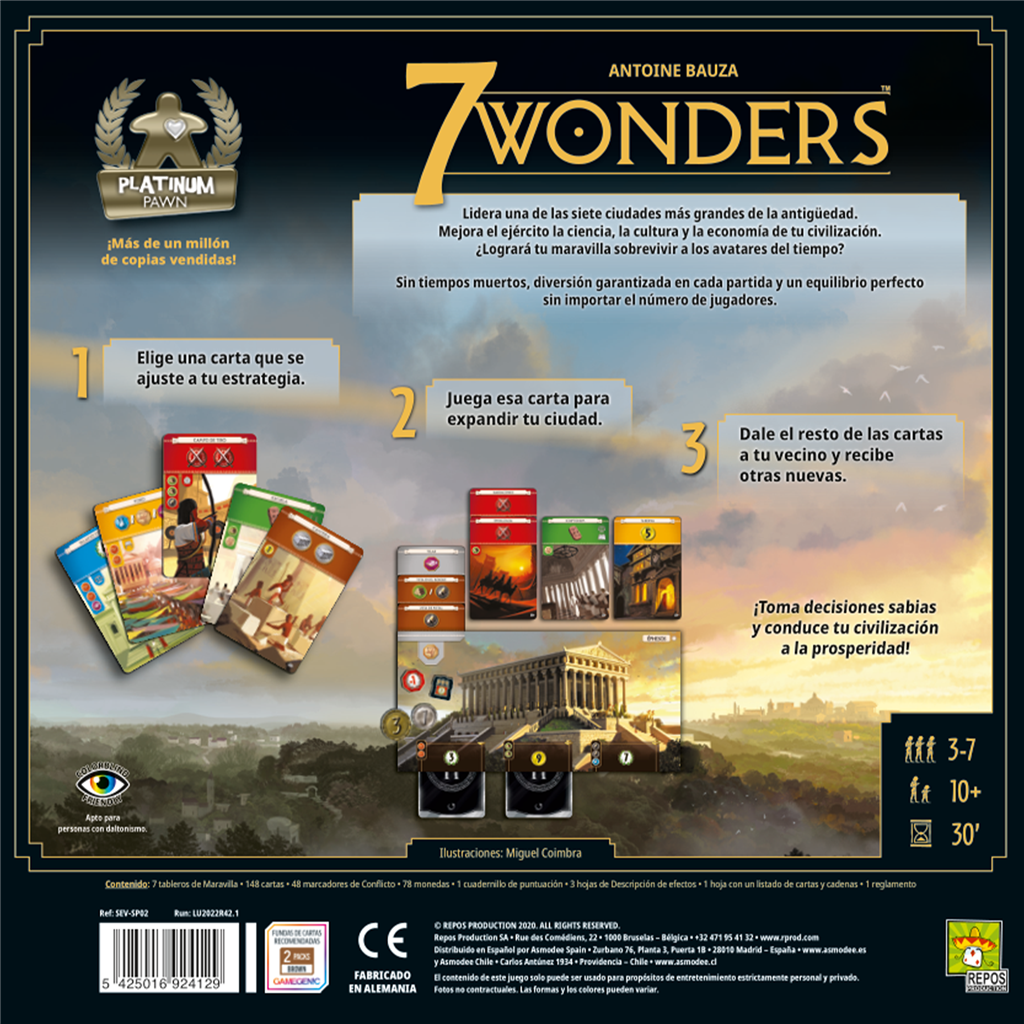 7 Wonders - Juego Básico - imagen 4