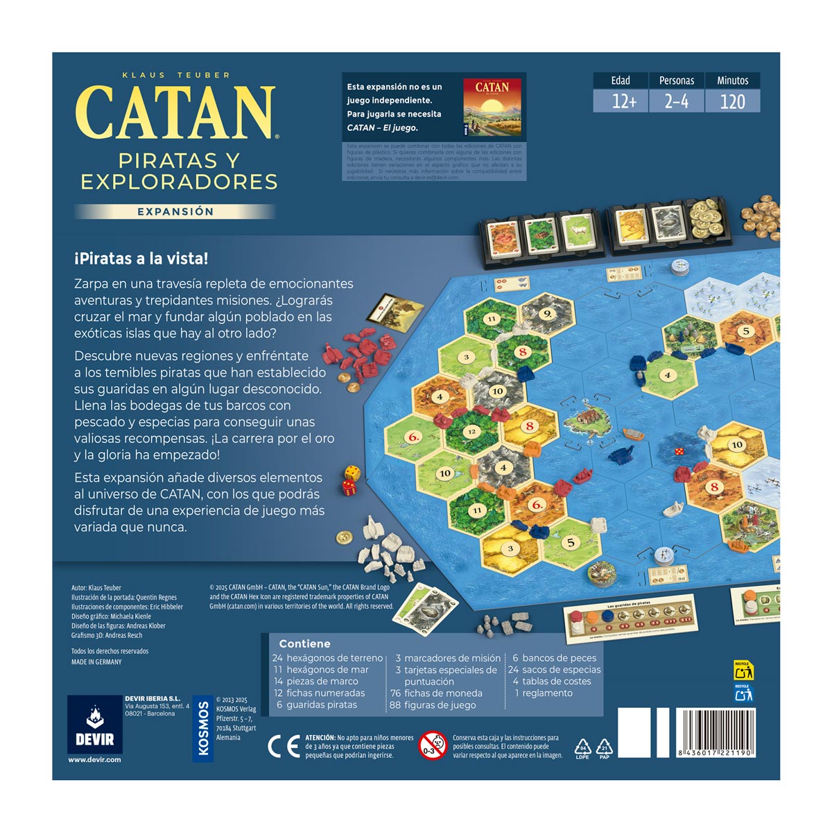 Catan - Expansión: Piratas y Exploradores - imagen 3
