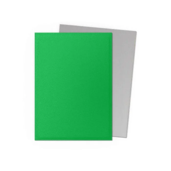 Dragon Shield - Matte Dual Apple Green & Silver 63x88 100u