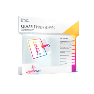 Gamegenic - Closable Inner Sleeves (100)
