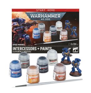 Warhammer 40,000 - Space Marines - Intercessors + Paints