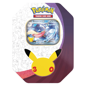 Pokémon TCG - Celebración 30.º Aniversario - Lata Greninja Ex (Español)