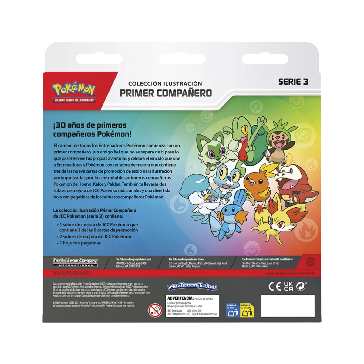 Pokemon TCG - Colección Ilustración Primer Compañero (serie 3
