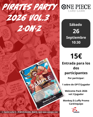Evento One Piece Pirates Party 2026 Vol.3 2-on-2 26/09/2026
