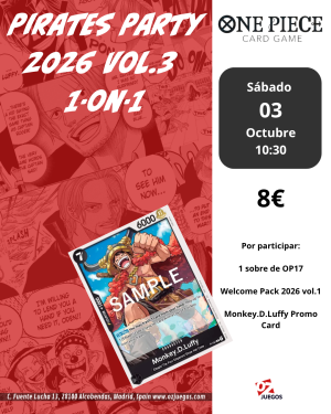 Evento One Piece Pirates Party 2026 Vol.3 1-on-1 03/10/2026