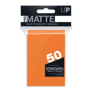 Ultra Pro - Standard Sleeves - Pro-Matte - Non Glare - Orange 50u