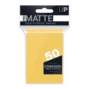Ultra Pro - Standard Sleeves - Pro-Matte - Non Glare - Yellow 50u
